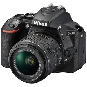 Reflex D5500 - Noir + Nikon AF-S DX Nikkor 18-55mm f/3.5-5.6G VR f/3.5... pas cher