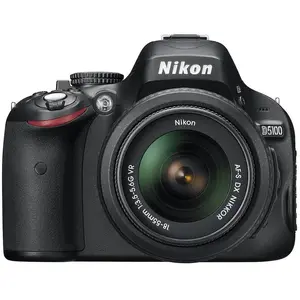 Reflex D5100 - Noir + Nikon DX AF-S 55-200mm f/4-5.6G ED VR f/4-5.6 pas cher