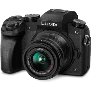 Lumix DMC-G7 - Noir + Panasonic Lumix G Vario 14-42mm f/3.5-5.6 II ASP... pas cher