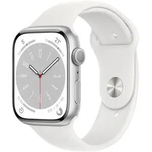 Apple Watch Series 9 (2023) GPS 45 mm - Aluminium Argent - Bracelet sp... pas cher