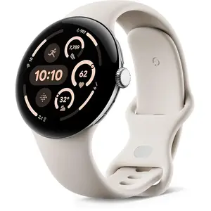 Montre Google Cardio GPS Pixel Watch 3 - Argent pas cher