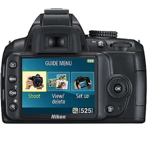 Reflex D3100 - Noir + Nikon AF-S DX Nikkor 18-55mm f/3.5-5.6 G VR f/3.... pas cher