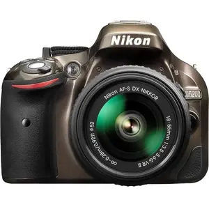 Reflex D5200 - Marron + Nikon AF-S NIkkor DX 18-55mm f/3.5-5.6 G VR II... pas cher