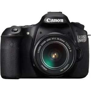 Reflex EOS 60D - Noir + Canon Zoom Lens EF-S 18-55mm f/3.5-5.6 IS f/3.... pas cher