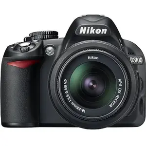 Reflex D3100 - Noir + Nikon AF-S DX Nikkor 18-55mm f/3.5-5.6 G f/3.5-5... pas cher