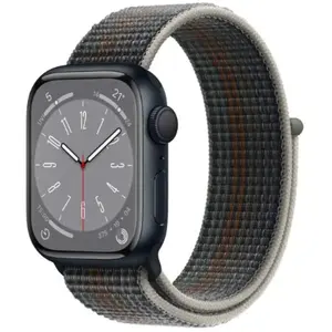 Apple Watch Series 8 (2022) GPS 45 mm - Aluminium Minuit - Boucle spor... pas cher
