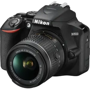 Reflex D3500 - Noir + Nikon AF-P DX Nikkor 18-55mm f/3.5-5.6G f/3.5-5.... pas cher