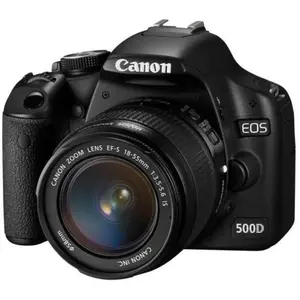 Reflex EOS 500D - Noir + Canon Zoom Lens EF-S 18-55 mm f/3.5-5.6 f/3.5... pas cher