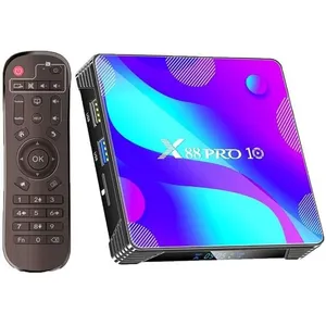 YOPOTIKA Android 10 X88Pro 10 Smart TV Box RK3318 Quad Core 4GB 64GB S...Vendu parcdiscount