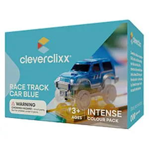 Cleverclixx Voiture pour circuit magnétique Bleue pas cher
