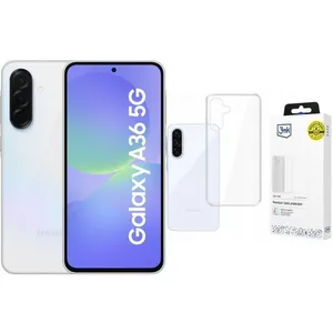 Smartphone Samsung Galaxy A36 5G Smartphone 6/128 Go Blanc (SM-A366BZA... pas cher