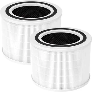 JIANGZHA Lot de 2 filtres de rechange pour purificateur dair : filtre ...Vendu parcdiscount