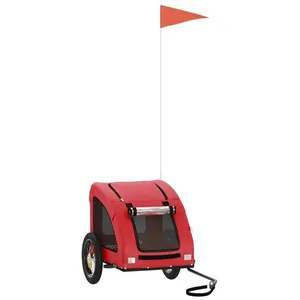 VIDAXL Meilleures Remorque de vélo-Remorque de marchandises-pour anima...Vendu parcdiscount