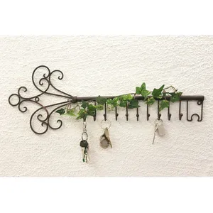 DANDIBO Porte-clés Barre à crochets 101852 Barre à clés 56 cm Crochet mural Tableau à clés pas cher
