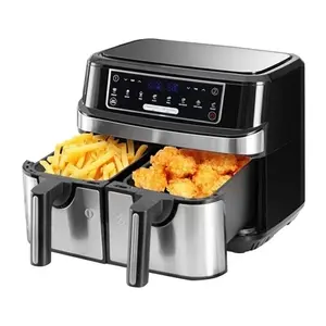 Sanag Air Fryer Avec Double Compartiment, Friteuse Sans Huile 9L Avec ... pas cher
