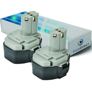 Lot de 2 batteries type 1434 pour makita 3000mAh 14.4V