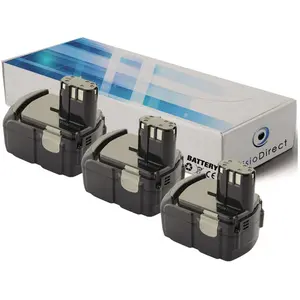 Comparateur de prix : Visiodirect - Lot de 3 batteries pour Hitachi g 18DL meuleuse sans fil...