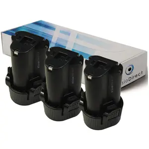 Comparateur de prix : Visiodirect Lot de 3 batteries pour Makita MR051 radio 1500mAh 10.8V