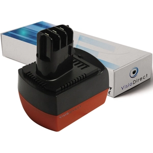 Comparateur de prix : Visiodirect - Batterie type 6.25473 pour Metabo 3000mAh 12V