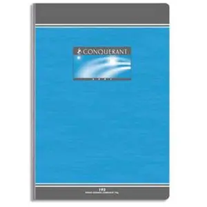 VISIODIRECT Lot de 5 Cahiers reliure brochure souple, Format 17 x 22 cm, 192 pages, grands carreaux seyès, papier 70g pas cher