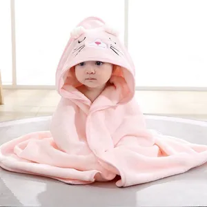 XVX Cape de Bain Bébé à Capuche Coton Sortie de Bain Bébé avec Design ...Vendu parcdiscount