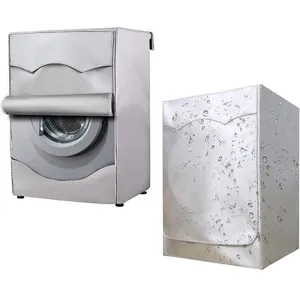 WOVTE Housse de machine à laver pour chargeur frontal, protection pour lave-linge et sèche-linge avec fermeture éclair, 85 * 60 * 65 cm