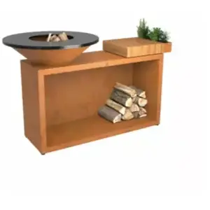 Brasero OFYR Island Corten 85 Teak WoodVendu paramazon