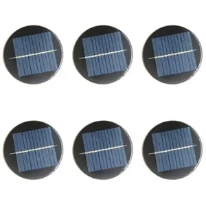 SCORPIO Lot De 6 Mini Cellules De Panneau Solaire 6 V 80 Mm Pour Énerg...Vendu parmanomano