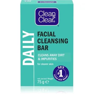 Clean & Clear Daily savon nettoyant solide visage 75 g pas cher