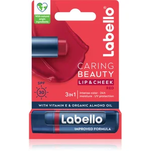 Labello Caring Beauty baume à lèvres teinté teinte Red 4.8 g pas cher