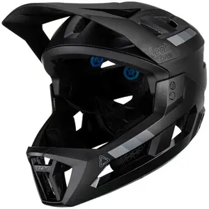 Casque avec mentoniere amovible leatt enduro 2 0 noir pas cher
