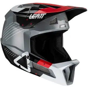 Leatt Casque MTB Gravity 2.0 - Gris Titanium - XL 61-62cm pas cher