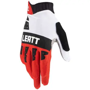 Gants longs leatt mtb 2 0 x flow rouge blanc pas cher