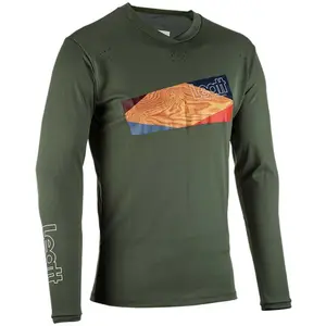 Maillot manches longues leatt mtb enduro 4 0 vert pas cher