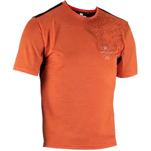 Leatt MTB Jersey Trail 1.0 with short sleeves ultralightweight and breathable pas cher