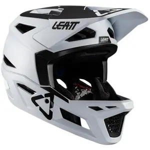 Comparateur de prix : Leatt Casque MTB Gravity 4.0 - Blanc White - M 57-58cm