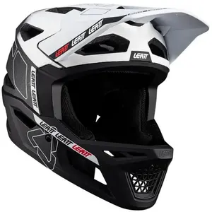 Leatt Casque MTB Gravity 6.0 Carbon - Blanc White - M 57-58cm