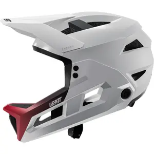 Casque avec mentonniere amovible leatt enduro 3 0 blanc pas cher