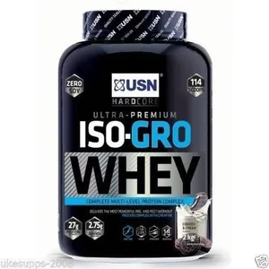 Comparateur de prix : USN ISOGRO Cookies & Cream 2 kg Prise de Masse