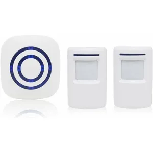 RNEMITERY Alarme de passage sans fil avec capteur de mouvement, 38 son...Vendu parcdiscount