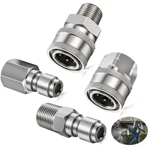 TKAAKT Raccords Haute Pression 1/4 Pouce Filetage Intérieur Npt   4 Pi... pas cher