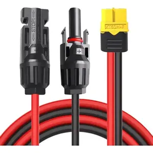 TKAAKT Cable De Charge Solaire Xt60 Adaptateur Vers Connecteur Solaire...