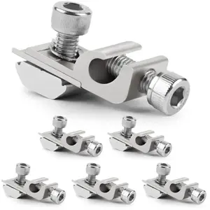 TKAAKT 6pcs Pinces De Mise Terre Alum Pv Pince Fixation Panneau Solair... pas cher