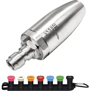 TKAAKT Buse Turbo En Acier Inoxydable 3600 Psi Pour Nettoyeur Haute Pr... pas cher