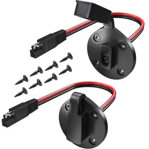 TKAAKT Lot De 2 Prises De Courant Sae Avec Connecteur Rapide Pour Pann...Vendu parmanomano