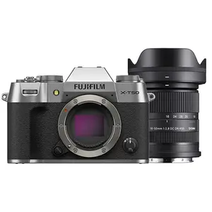 Fujifilm X-T50 argent anthracite + Sigma 18-50mm F/2.8 DC DN Contempor...