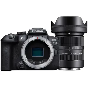 Canon EOS R10 + SIGMA 18-50mm F/2.8 DC DN Canon RF Mount pas cher