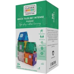 Brick Tiles Pack Intense | 16 Stuks | Speelgoed +3 jaar