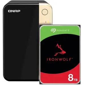 QNAP TS-264-8G (1 x 8 To, Seagate Ironwolf), NAS