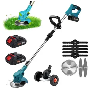 OEM Tondeuse à gazon électrique, puissance 380w, réglable pour batterie Makita 18V, 2 batteries 1 prise EU, UE pas cher